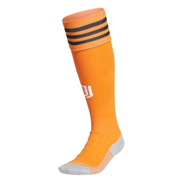 Socken Juventus Ausweich 2020-21 Orange Fussballtrikots Günstig